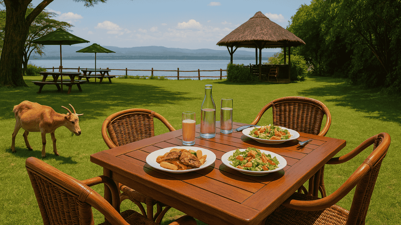 Late Afternoon: Lunch with a View (and Maybe a Goat Nearby)